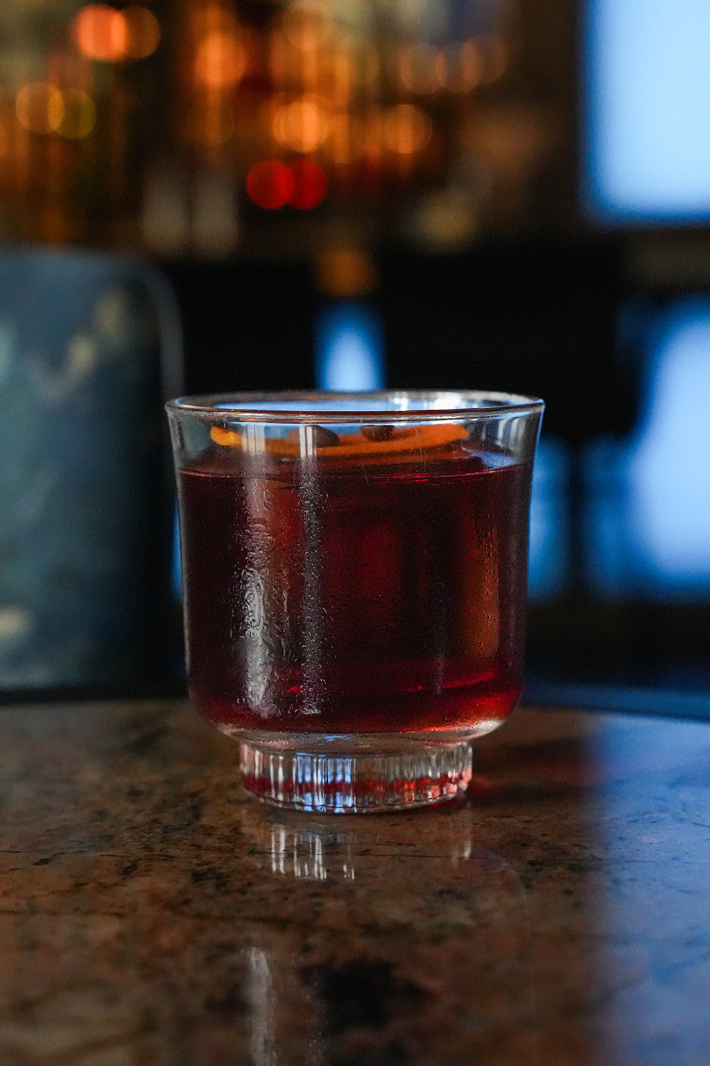 Caffe Rosso Negroni Cocktail at Blue Fox The Bar
