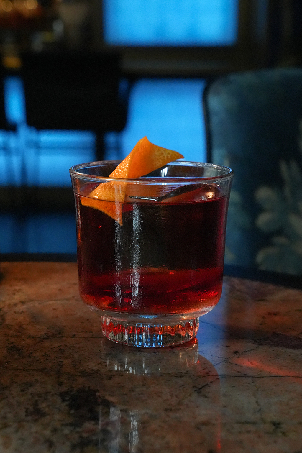 Classic Negroni Cocktail at Blue Fox The Bar Budapest